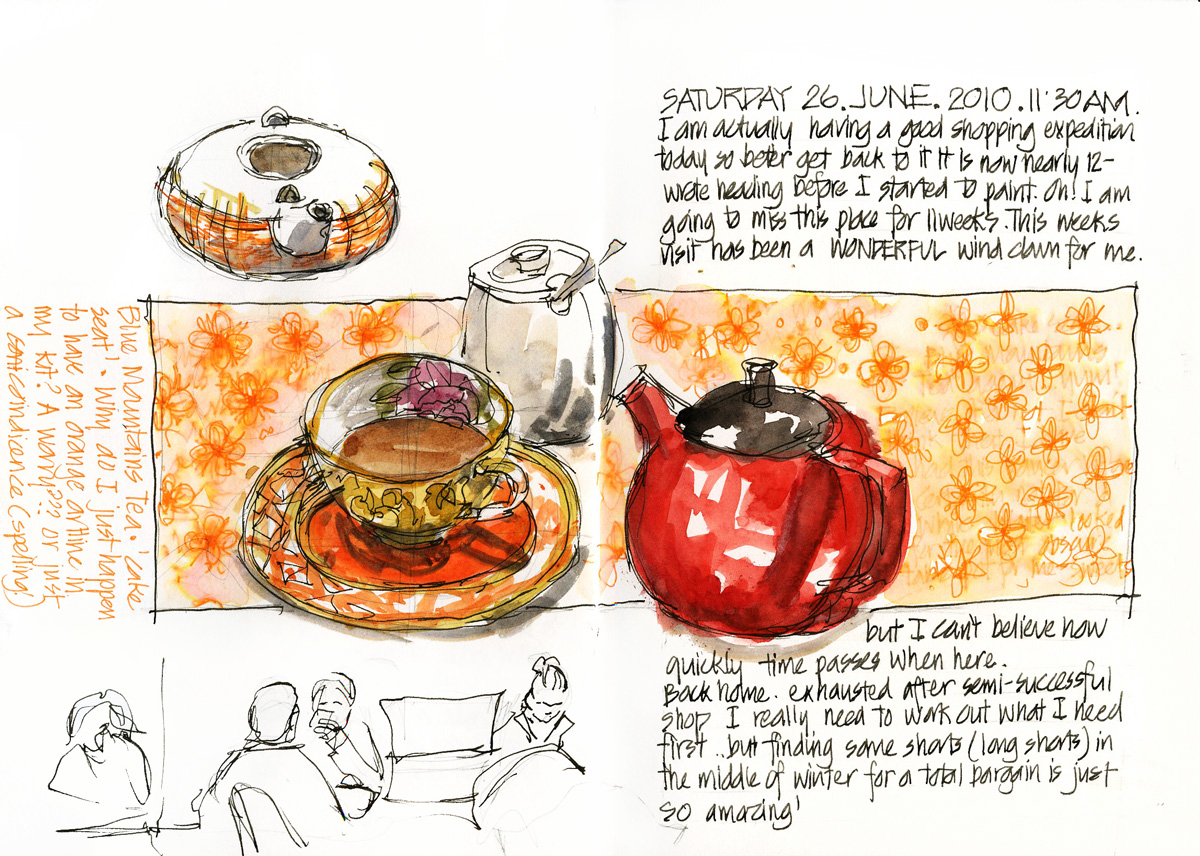 Elisandra Illustration — Camping Tea Kettles