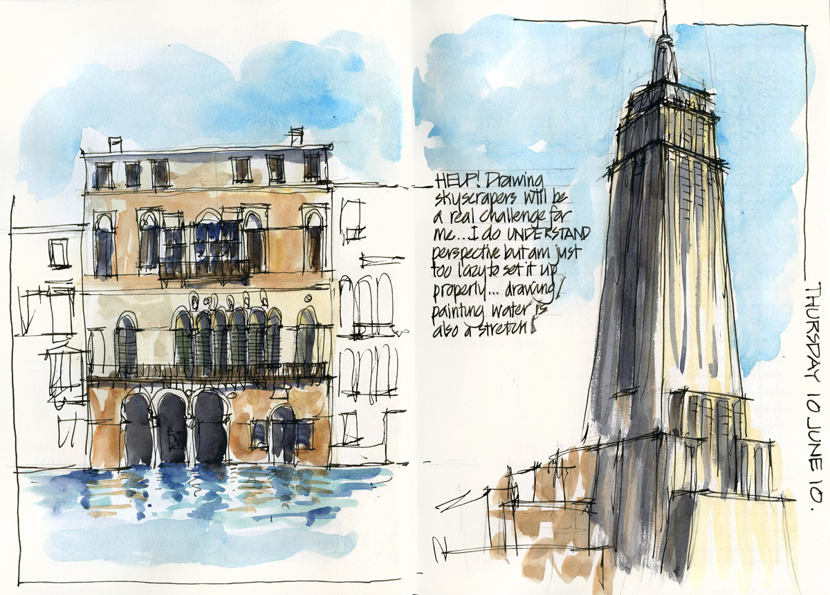 Architects Sketchbooks - Liz Steel : Liz Steel