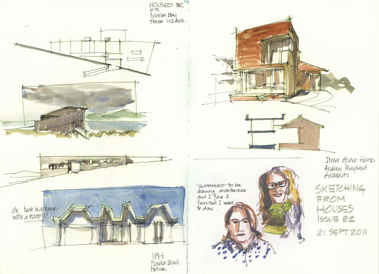 Architects Sketchbooks - Liz Steel : Liz Steel