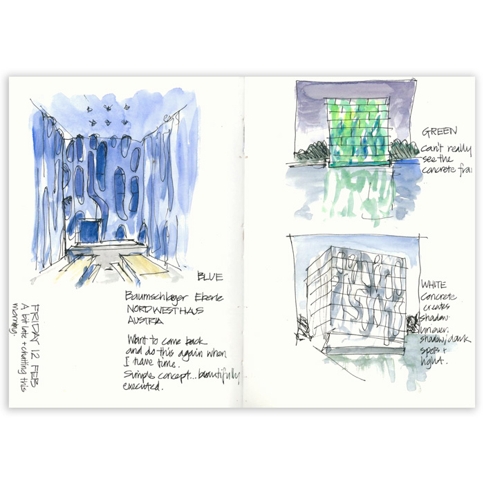 Architects Sketchbooks - Liz Steel : Liz Steel