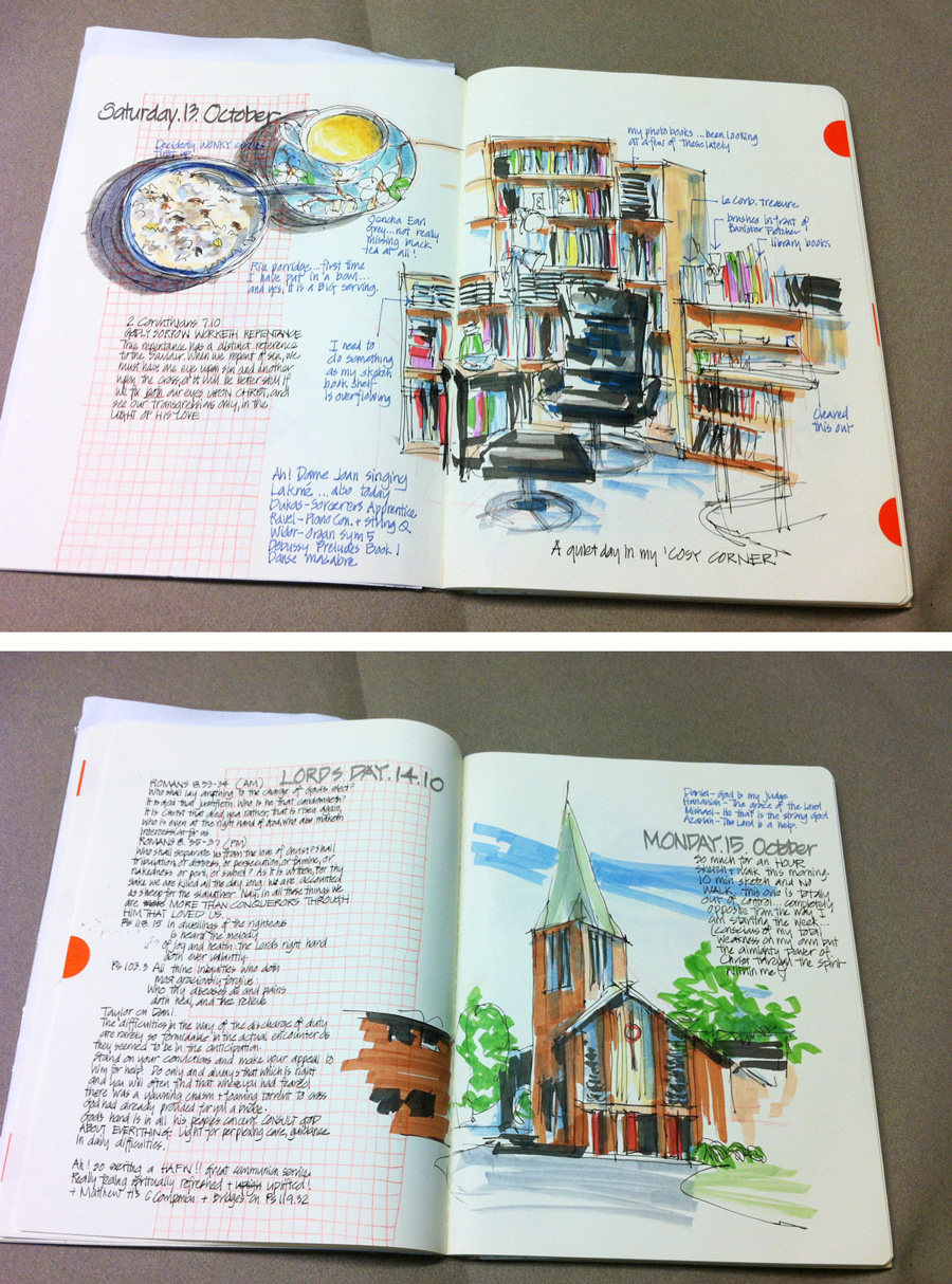 Sketchbook vs Journal - Liz Steel : Liz Steel