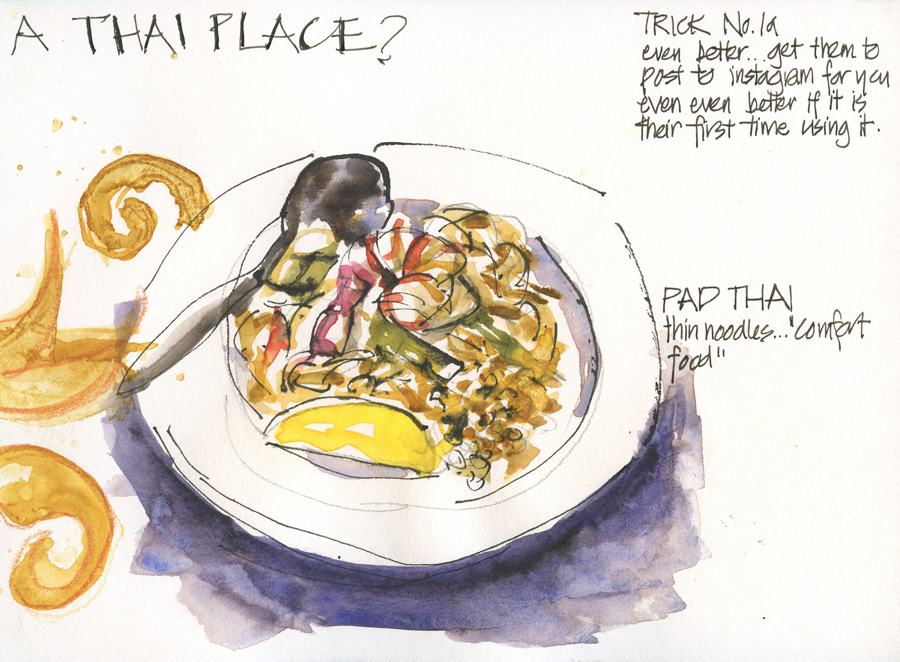 A day off = more food sketching - Liz Steel : Liz Steel