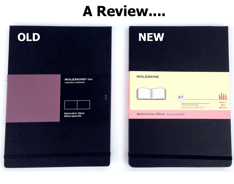 Review of the new paper in the moleskine watercolour sketchbook - Liz Steel  : Liz Steel