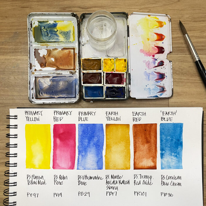 Tried out a travel watercolor set. Any improvement suggestions? :  r/Watercolor