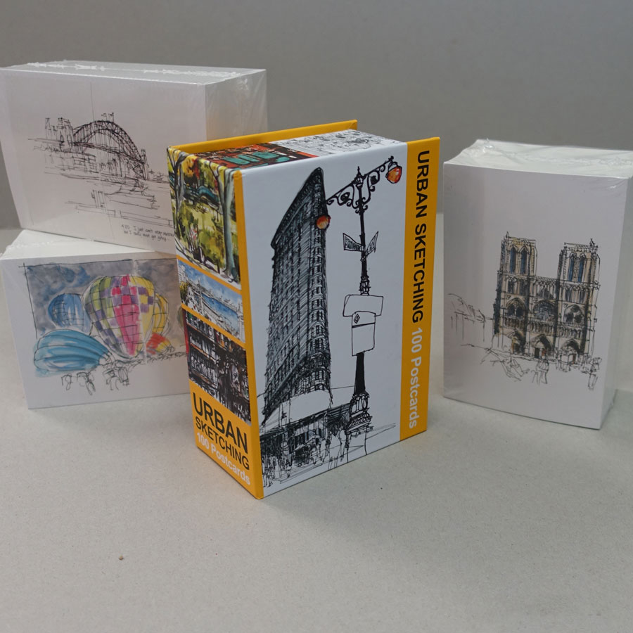 The Urban Sketchers Postcard Set Liz Steel Liz Steel