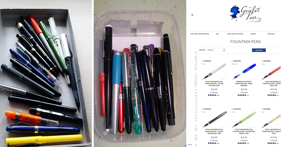 Fountain Pen Sketching Part 3: Using a fountain pen - Liz Steel : Liz Steel