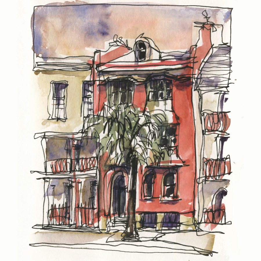 Sketch of The Art of Urban Sketching - Liz Steel : Liz Steel