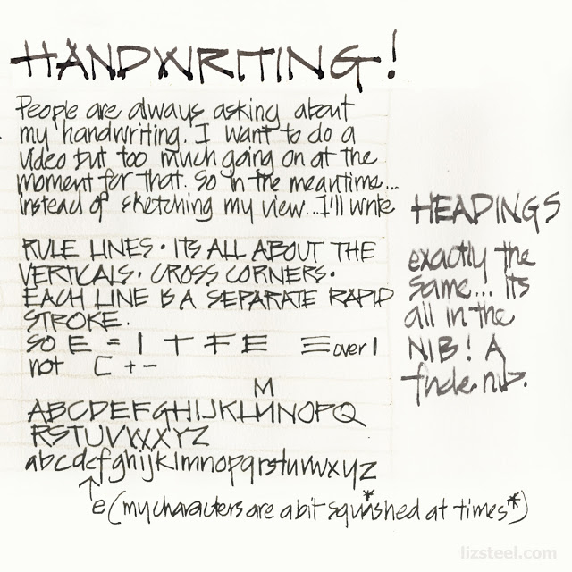 My Architect's Handwriting! - Liz Steel : Liz Steel
