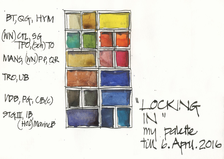 Setting up a watercolour palette - Liz Steel : Liz Steel