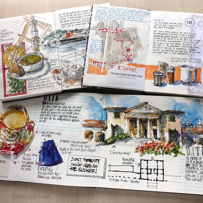 Current Sketching Kit - March 2021 - Liz Steel : Liz Steel