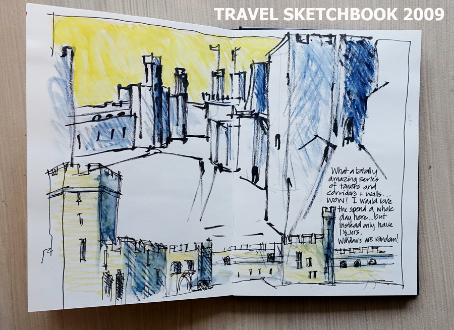 My travel sketching kit and workshop stuff - Liz Steel : Liz Steel