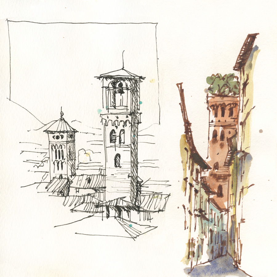 5 Minute Sketching Architecture: Looking for stories - Liz Steel : Liz Steel