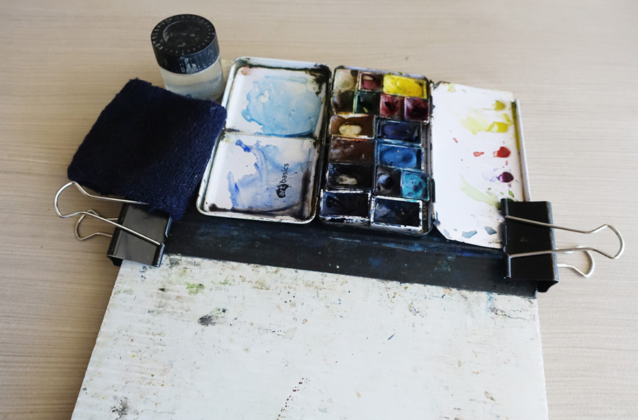 James Gurney - Glenn Tait's homemade stay-wet palette design keeps  gouache workable for up to 13 hours.