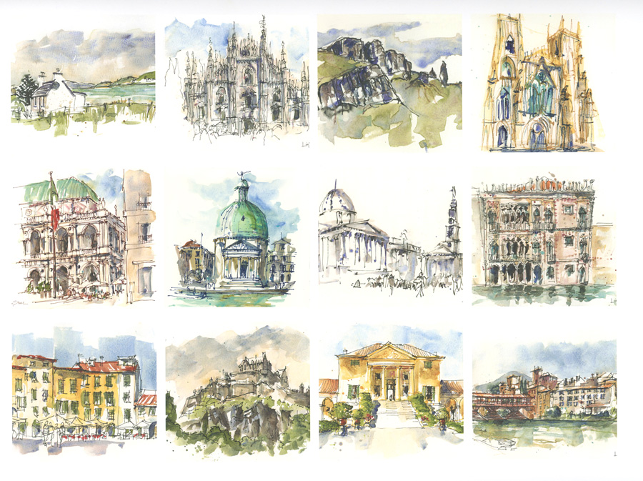 2017 Calendar Of My Europe Sketches