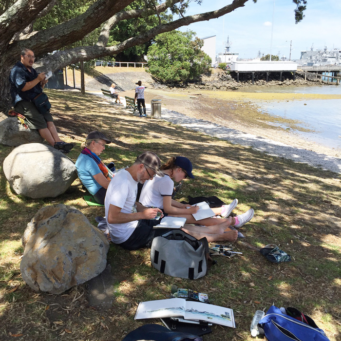 Sketching-Stanley-Bay