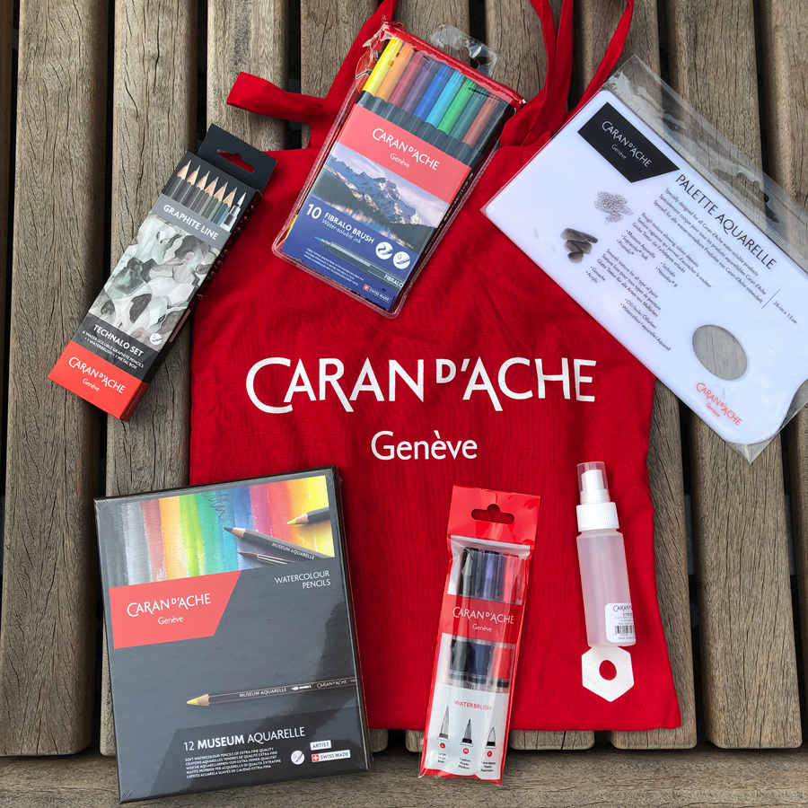 Caran D Ache Museum Aquarelle Colour Chart