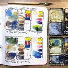 White Nights watercolours: Colour Chart - Liz Steel : Liz Steel