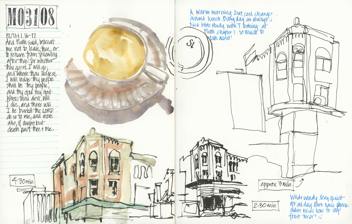 Sketchbooks for Ink and (light) wash - Liz Steel : Liz Steel