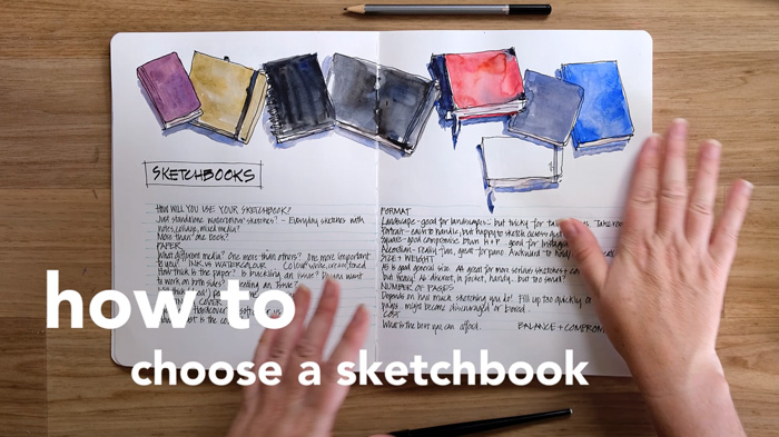 Sketchbooks for Ink and (light) wash - Liz Steel : Liz Steel