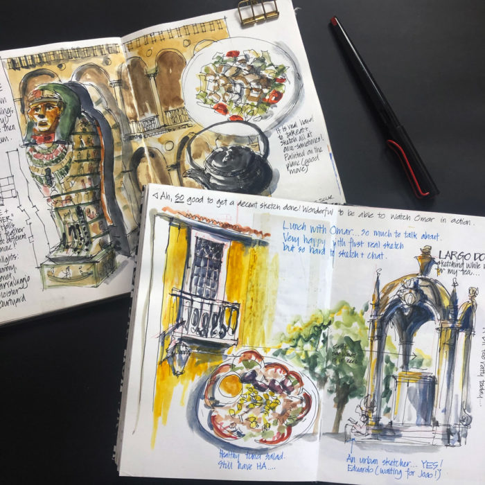 Two Favourite Sketchbook Pages Liz Steel Liz Steel