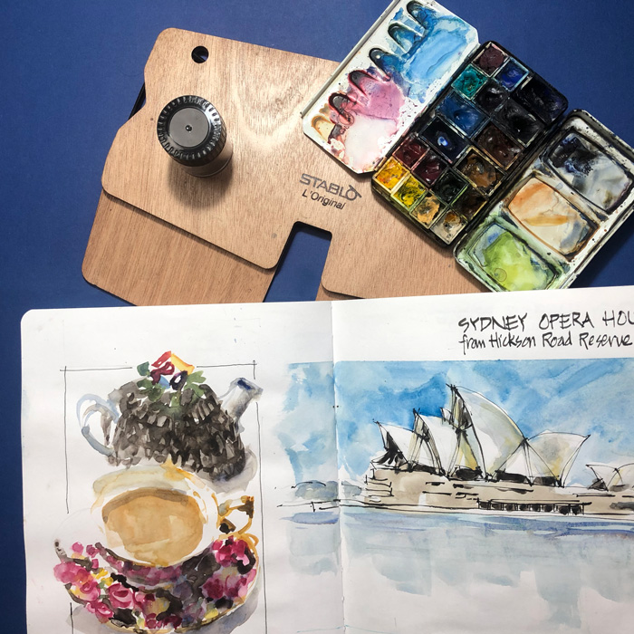 Sketching Kit in Action: My Support Board - Liz Steel : Liz Steel