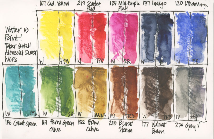 White Nights watercolours: Colour Chart - Liz Steel : Liz Steel