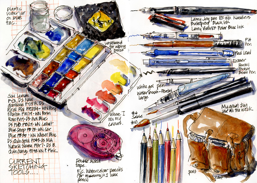 Two weeks of coloured pencil sketching - Liz Steel : Liz Steel