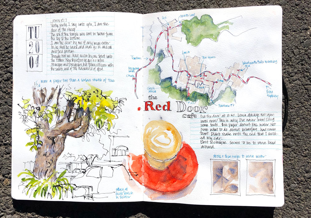 Sketchbook Design Top Tips: Placement and White Space - Liz Steel : Liz  Steel