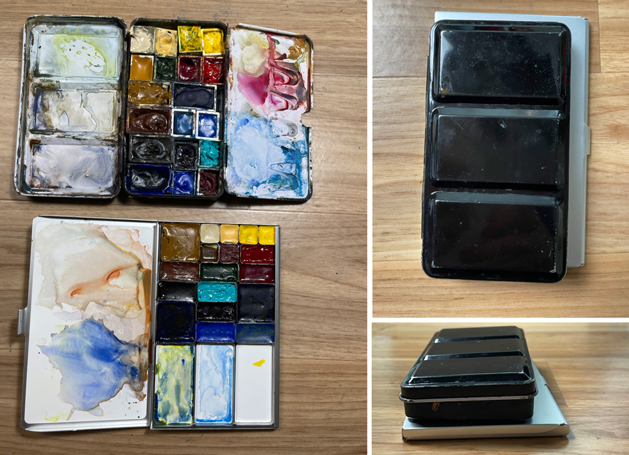 My recommended minimal watercolour palette - Liz Steel : Liz Steel