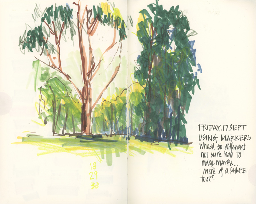 Using Copic markers in my Greenwood Journal - Liz Steel : Liz Steel