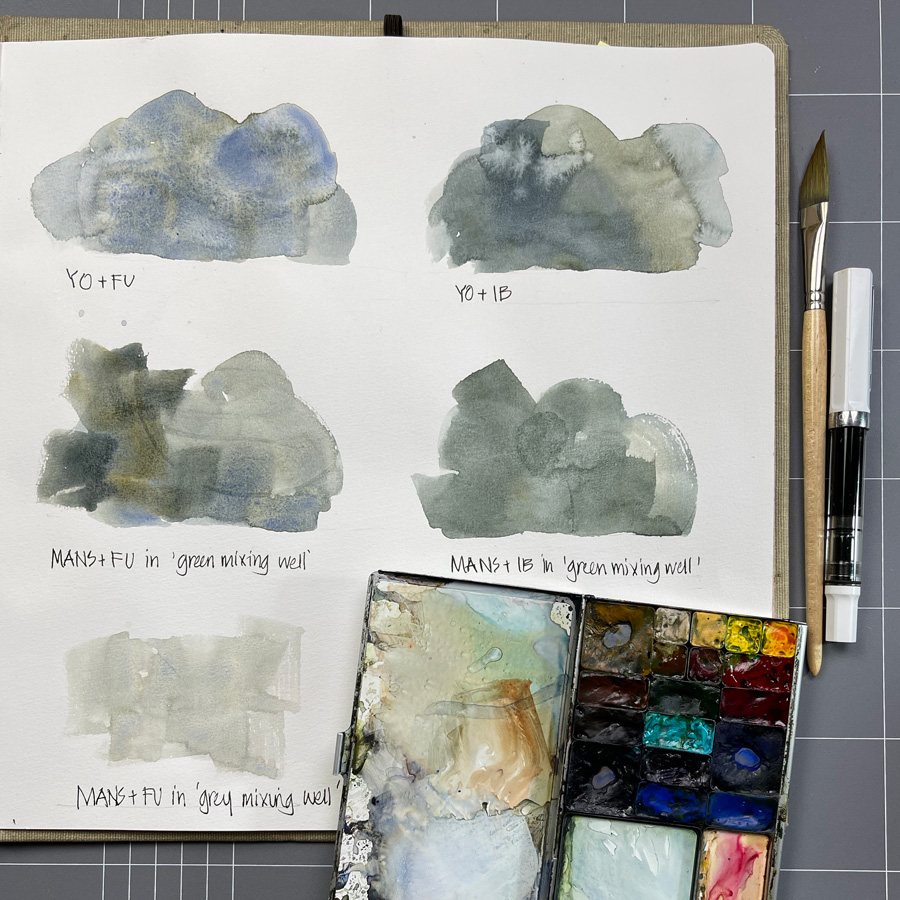 Setting up a watercolour palette - Liz Steel : Liz Steel
