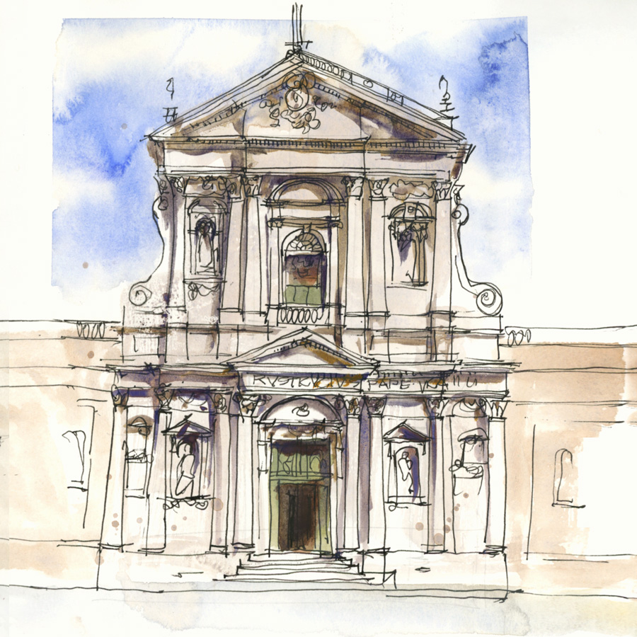 Baroque Architecture Sketch