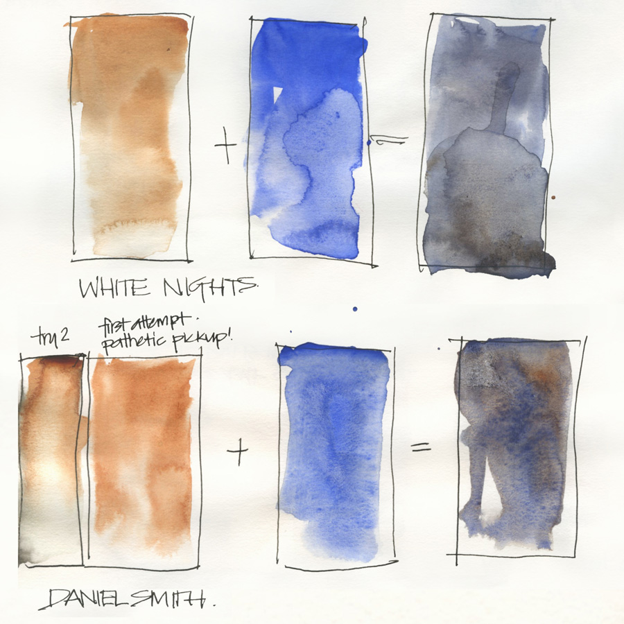 White Nights Granulating Watercolor Set & Water Brush Pen