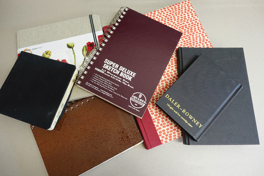 NEW: ROSA Studio Sketchbooks for drawing with new colored covers.