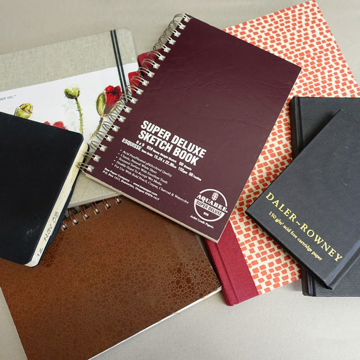 Sketch Book Blank Page Notebook Flower Shop Design Artist Journal Drawing Paper Visual Art