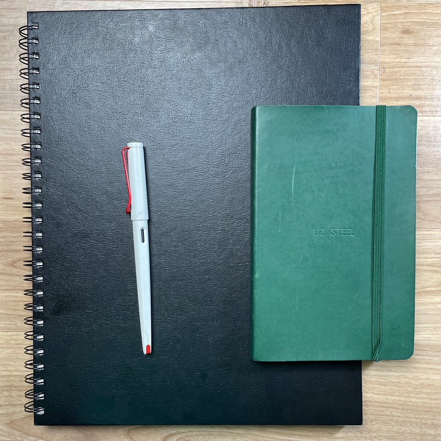 Canson Hardbound Sketchbook Size: 8.5 H x 5.5 W