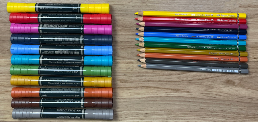 Unboxing Posca Pens and Faber-Castell Watercolor Markers 