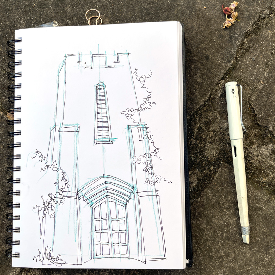 12 day challenge: Filling a small sketchbook - Liz Steel : Liz Steel