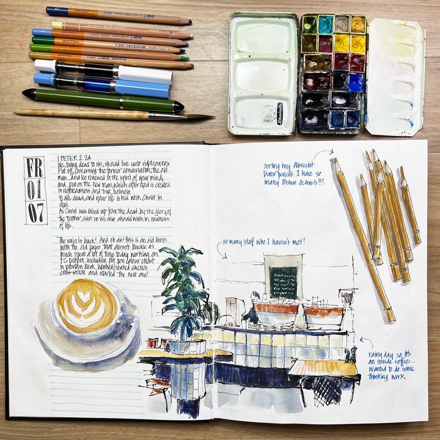 Architects Sketchbooks - Liz Steel : Liz Steel