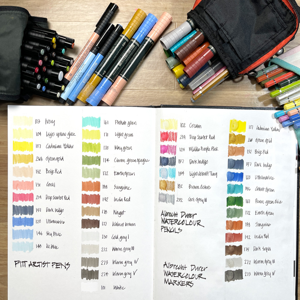 My current Faber Castell Selections - Liz Steel : Liz Steel