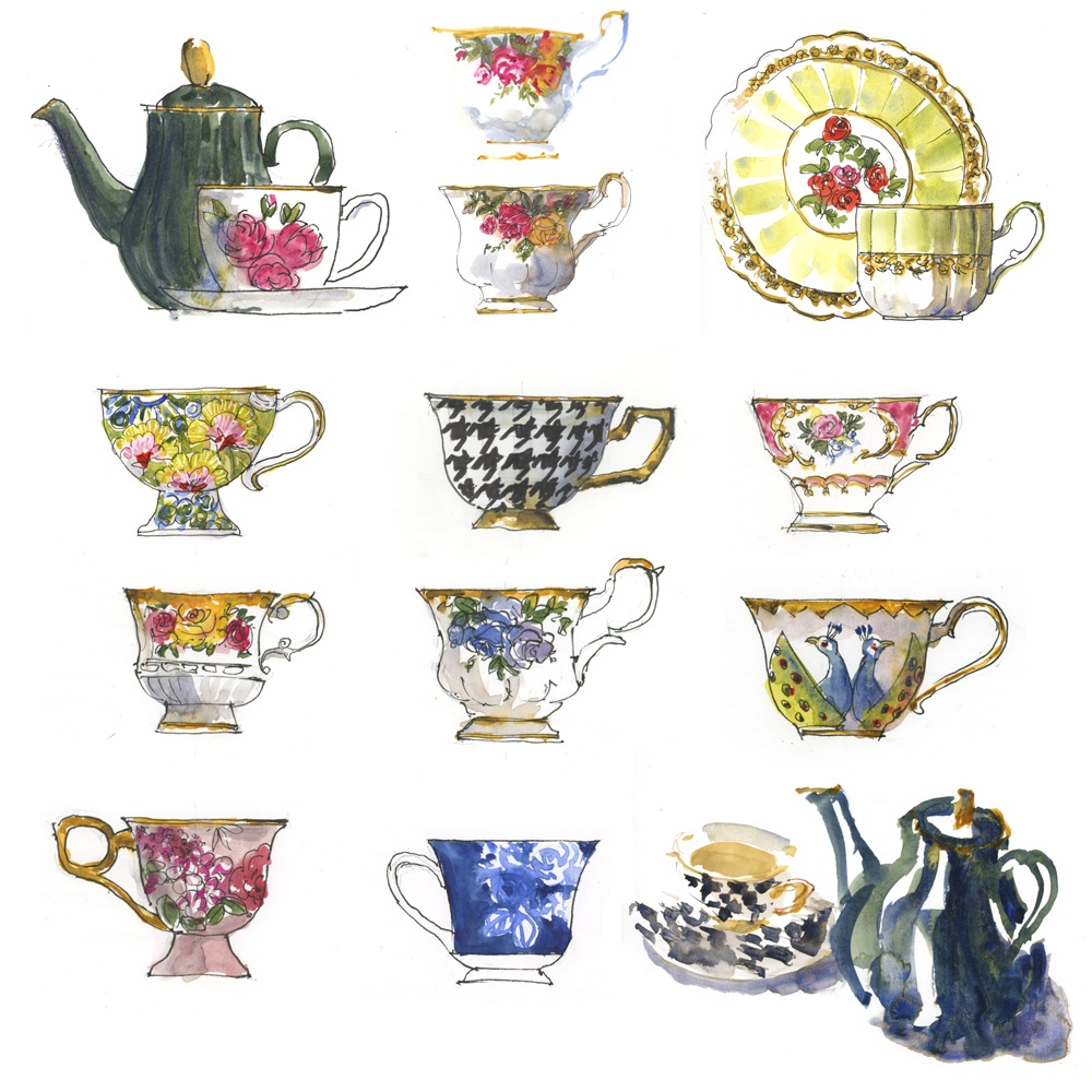 Vintage Tea Cup & Saucer Set | Mintons England | Arogya Holistic Healing