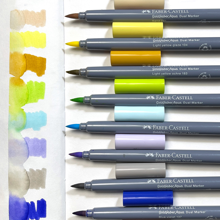 Faber Castell products including watercolour markers - Liz Steel : Liz Steel