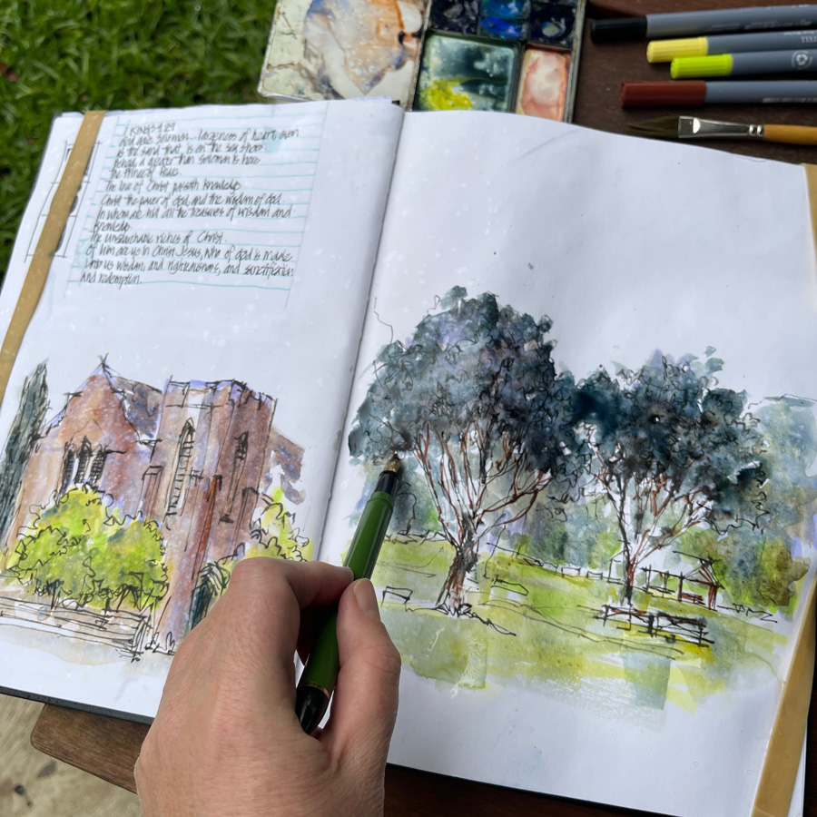 What's in my sketch kit?  Sketch Away: Travels with my sketchbook