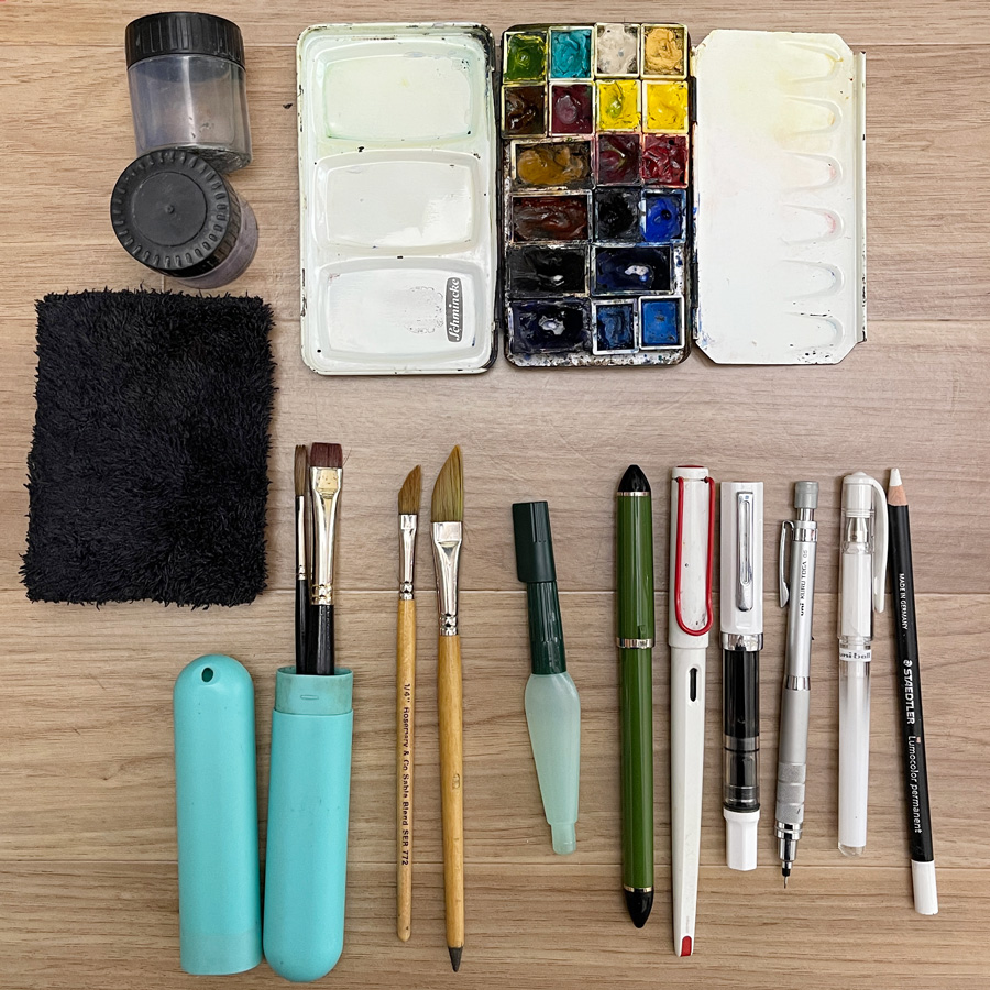 Current Sketching Kit - March 2021 - Liz Steel : Liz Steel