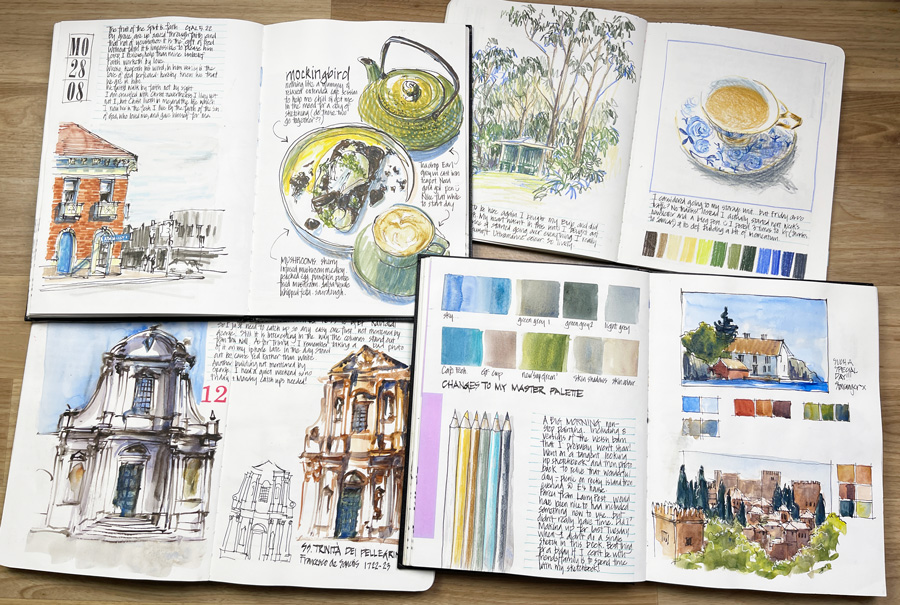 Sketchbook Review: Hahnemühle Watercolour Book (Akademie Aquarell) - Liz  Steel : Liz Steel