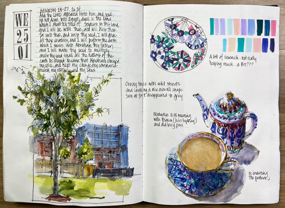 Sketchbook Design Top Tips: Placement and White Space - Liz Steel : Liz  Steel