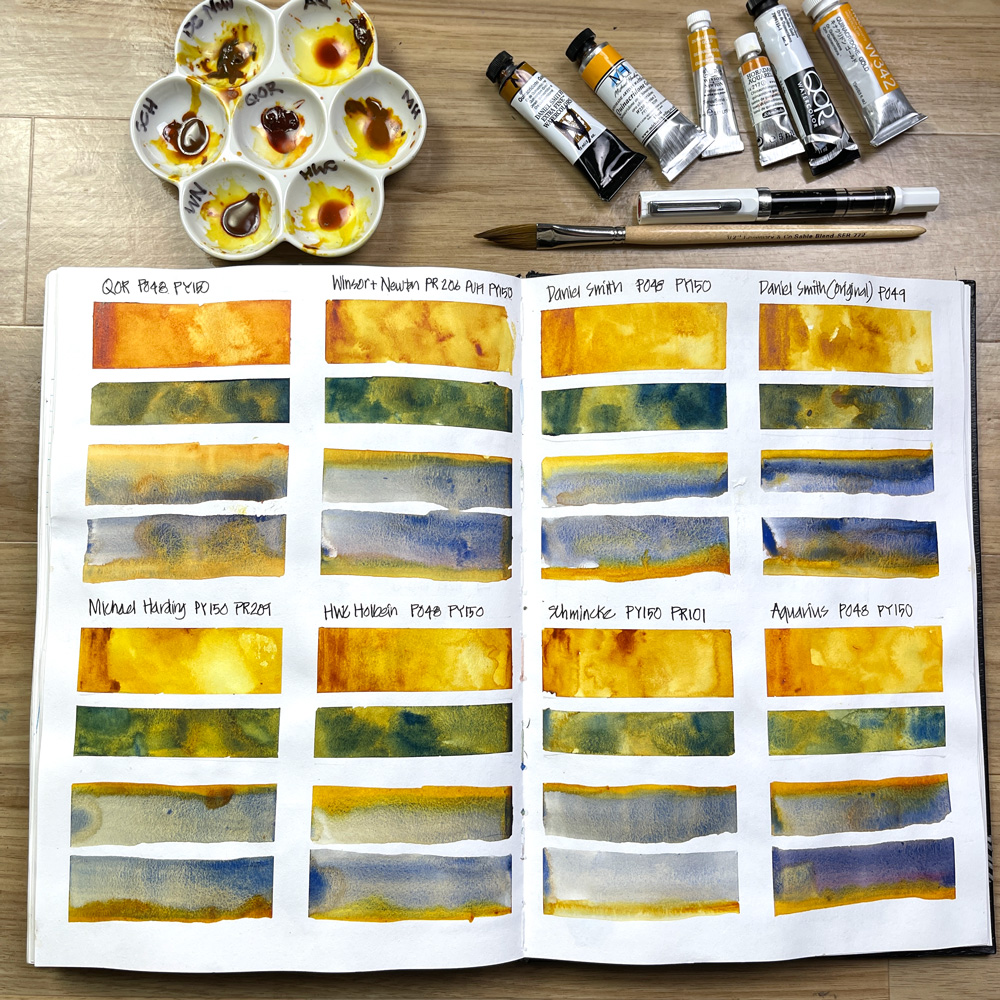 Setting up a watercolour palette - Liz Steel : Liz Steel
