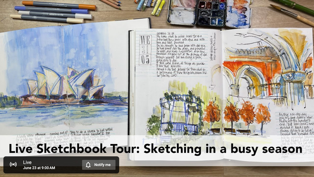 Mandala Artist Sketchbook Tour 