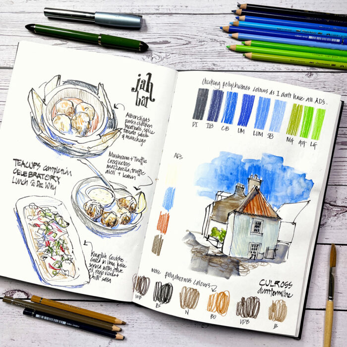 Review of the new paper in the moleskine watercolour sketchbook
