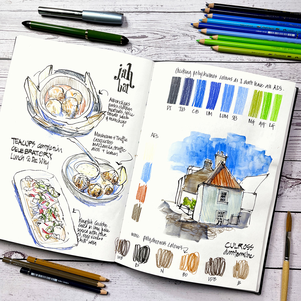 Sketchbook Review: Hahnemühle Watercolour Book (Akademie Aquarell